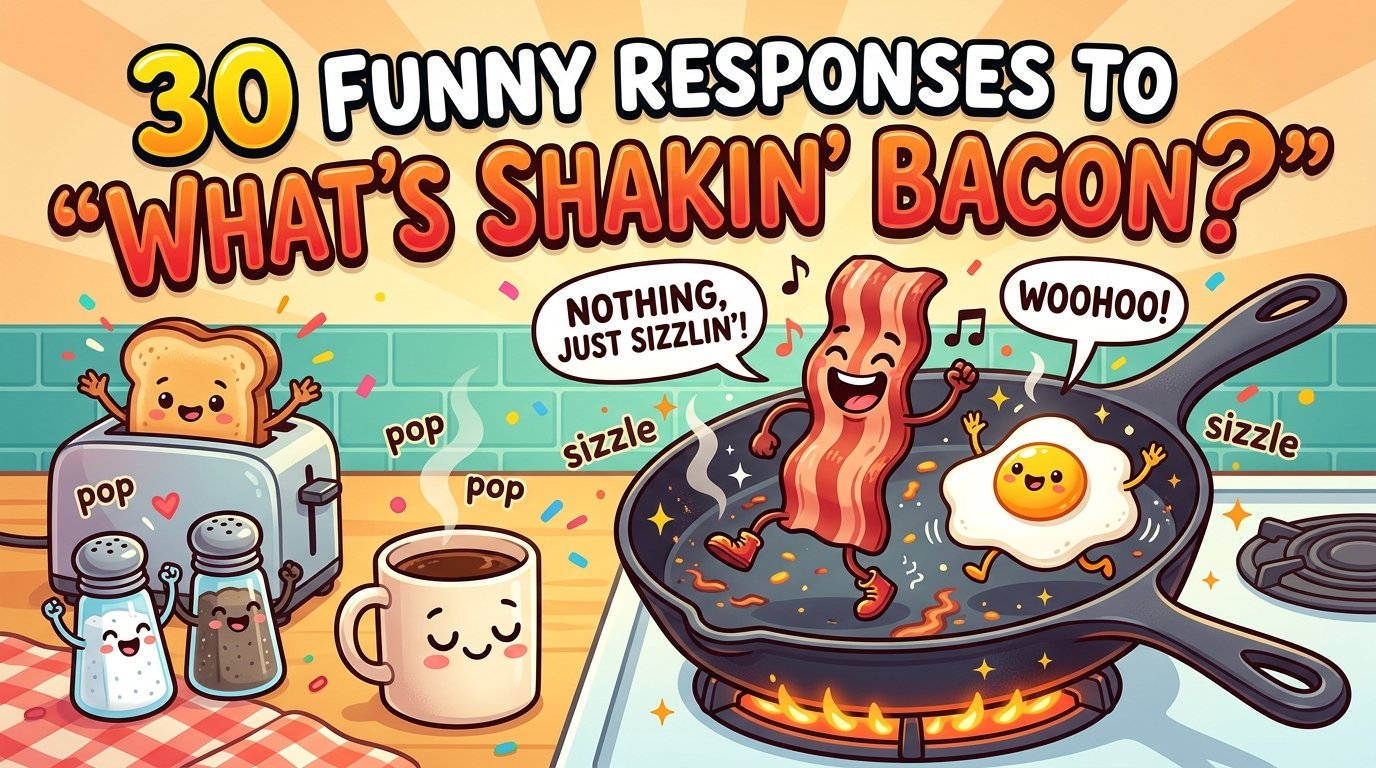Funny Responses to What’s Shakin Bacon